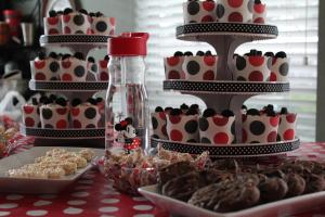 Minnie Mouse desserts