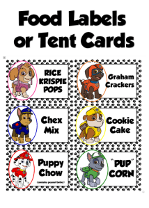 GiggleFish_Paw Patrol Food Labels